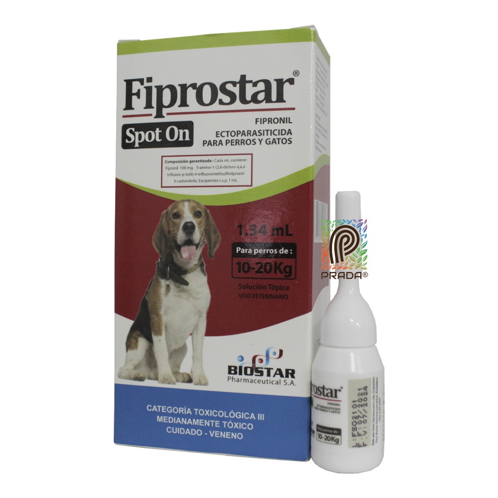 FIPROSTAR PIPETA DOG 2 (10-20 KG) (VERDE)