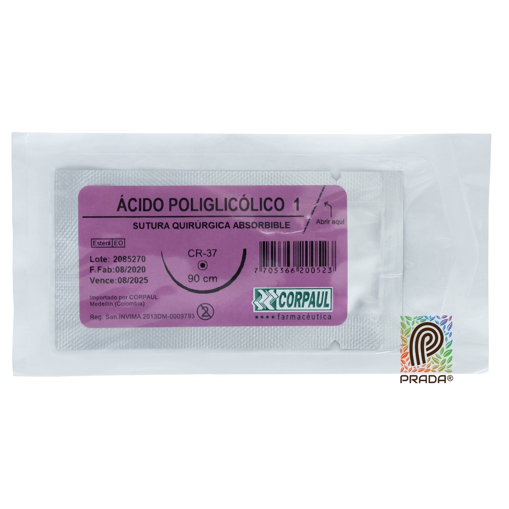 ACIDO POLIGLICÓLICO 1 X 90 CM