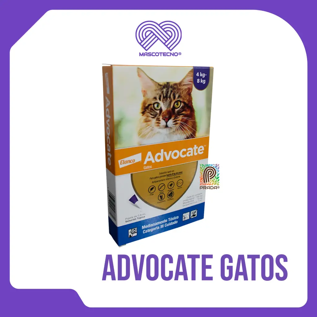 ADVOCATE GATOS 4-8 KG (X 1 UND)