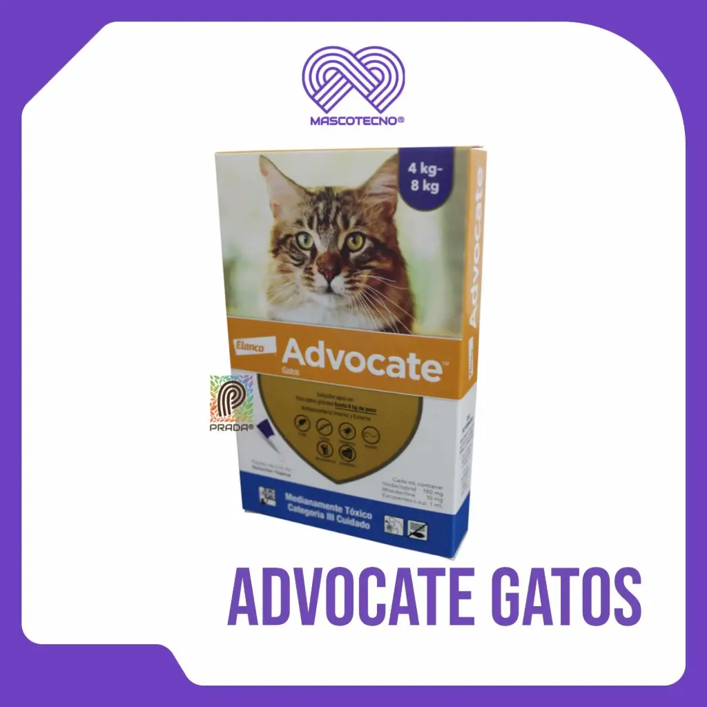 ADVOCATE GATOS 0.8 X 3 UND