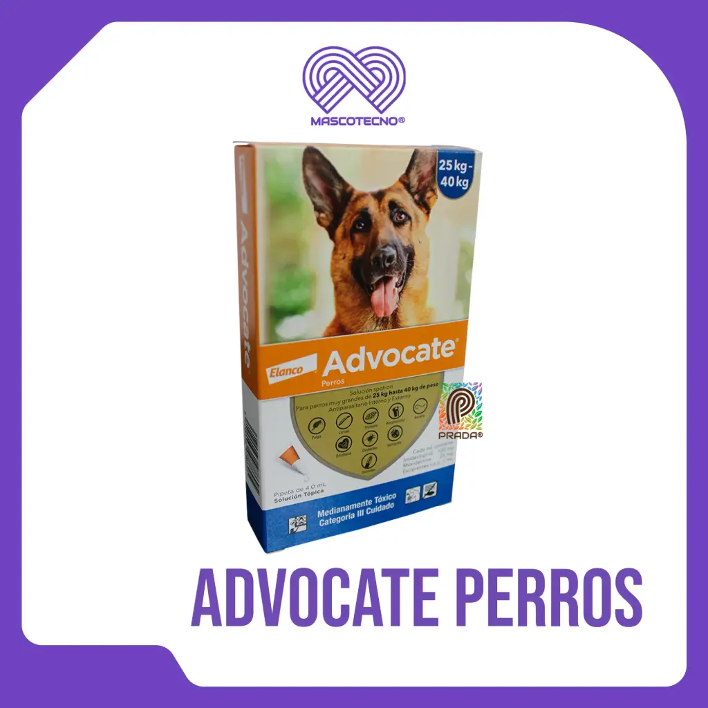 ADVOCATE PERROS + 25 KG