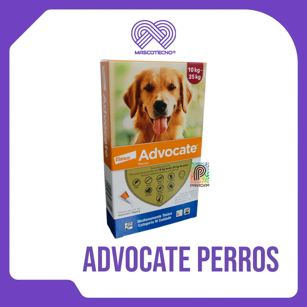 [7-0302-0104] ADVOCATE PERROS 10-25 KG