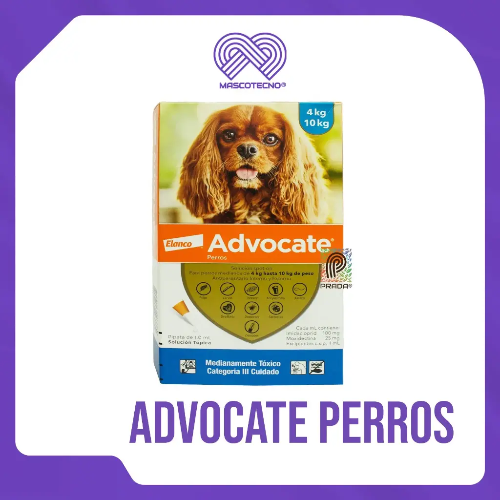 ADVOCATE PERROS 4-10 KG