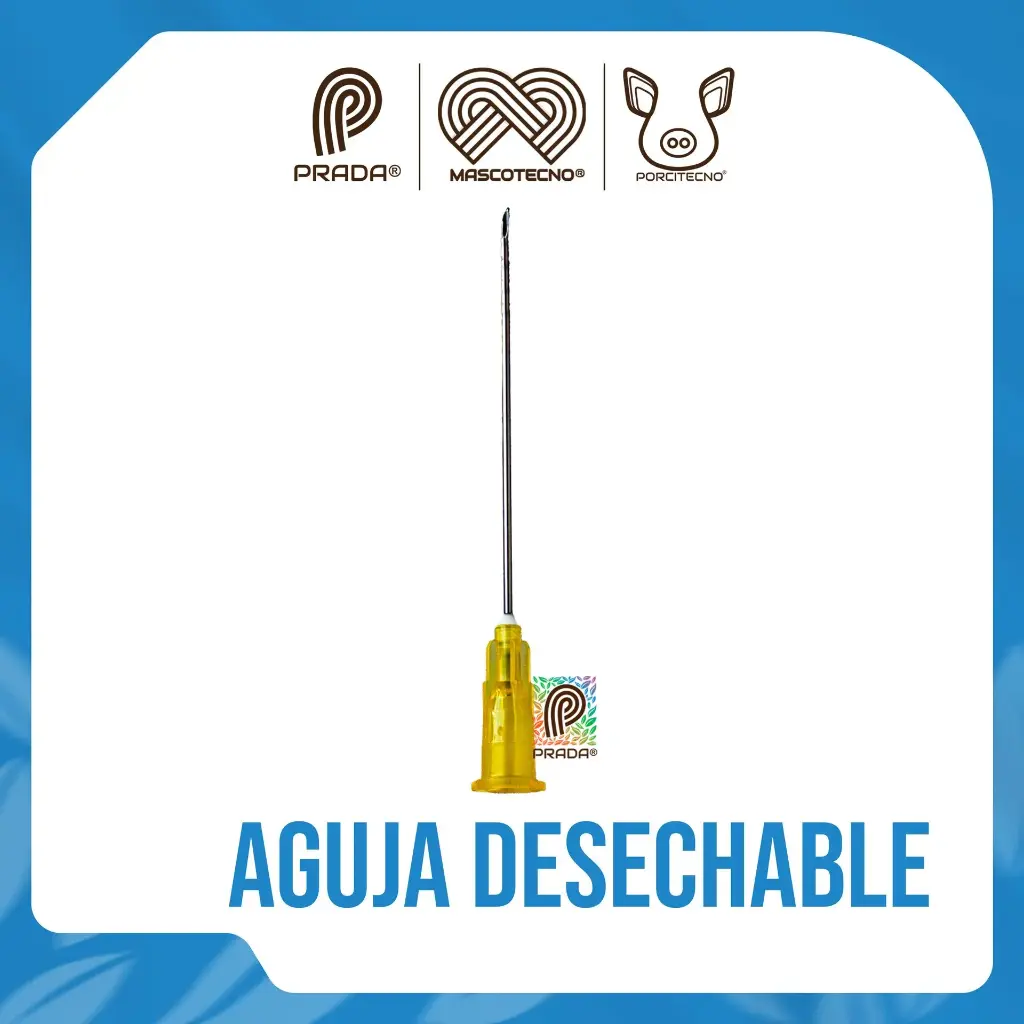 AGUJA DESECHABLE  20 GR X 1 ½"