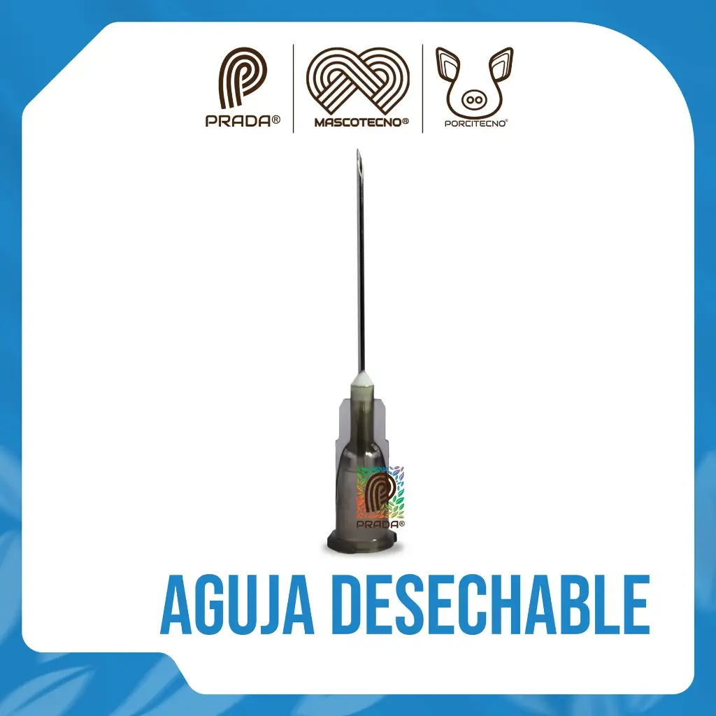 AGUJA DESECHABLE  22 GR X 1"