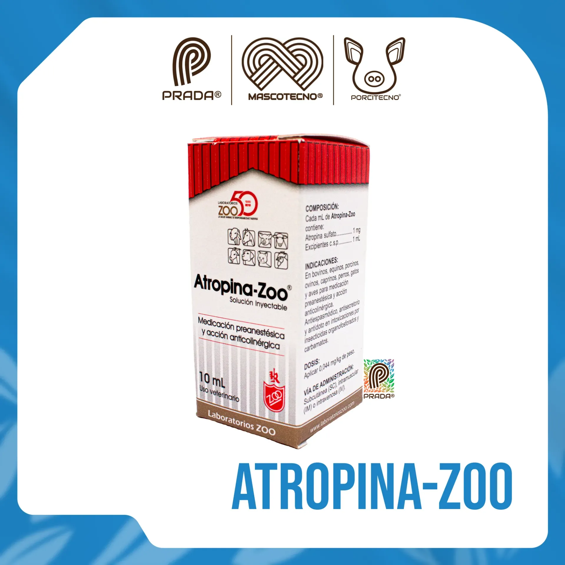 ATROPINA ZOO INY X 10 ML