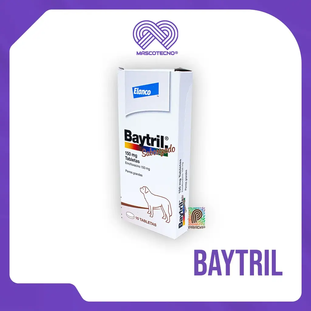 [7-0708-0203] BAYTRIL TABLETAS 150 MG X 10 TAB