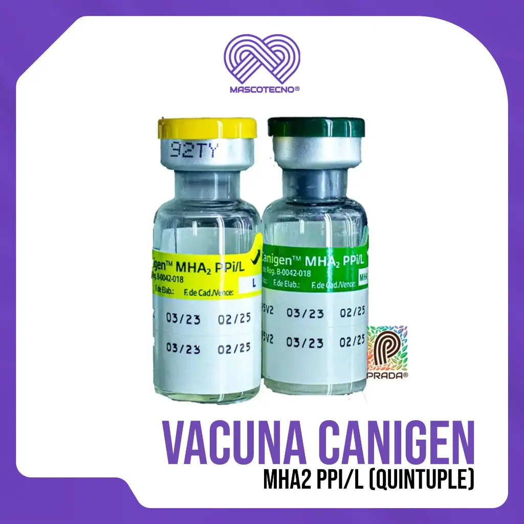 VACUNA CANIGEN MHA 2PPI/L (QUINTUPLE)