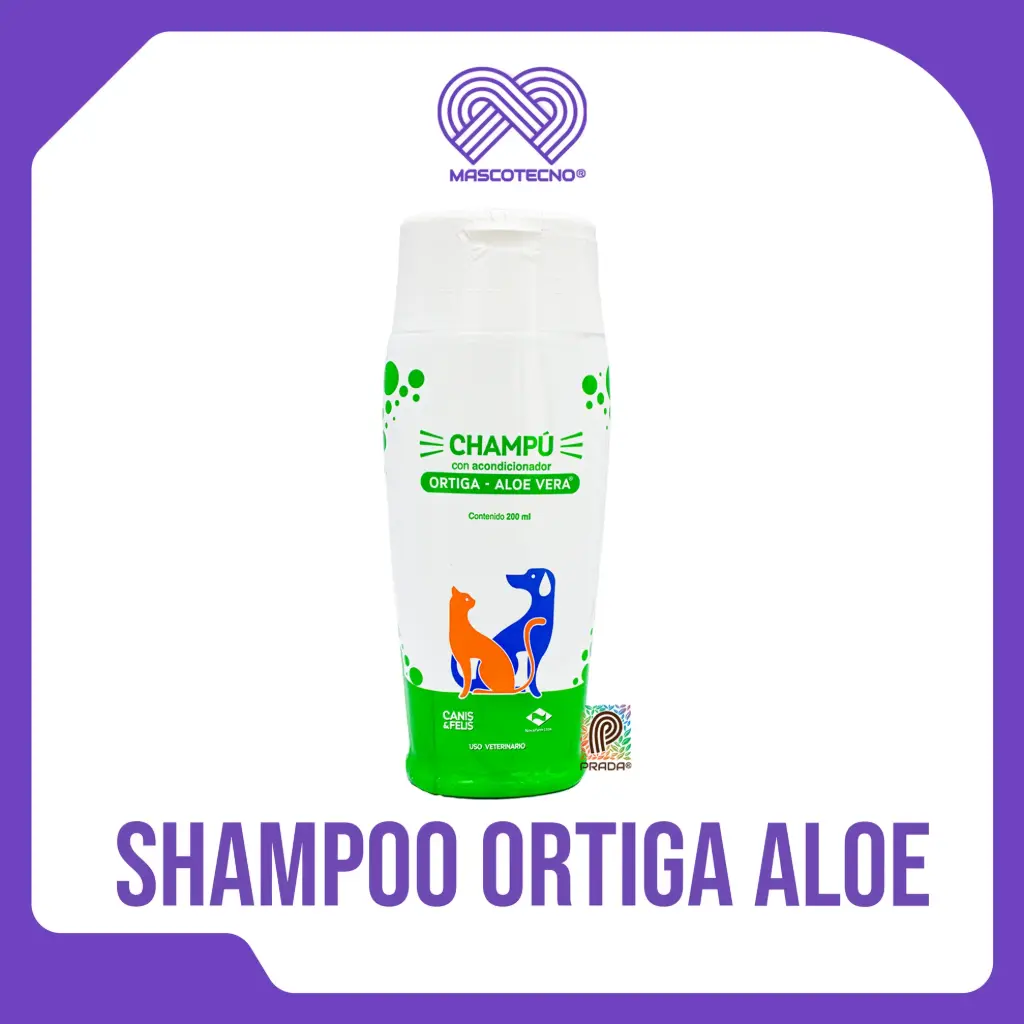 [7-0405-0280] SHAMPOO CANIS Y FELIS (ORTIGA - ALOE VERA) X 200 ML