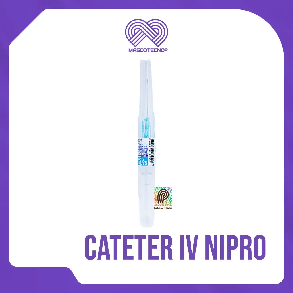 CATETER IV NIPRO 22G X 1-1/4 (AZUL)