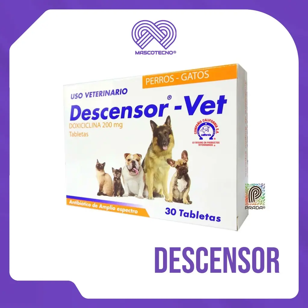 DESCENSOR-VET 200MG X 30 TABS