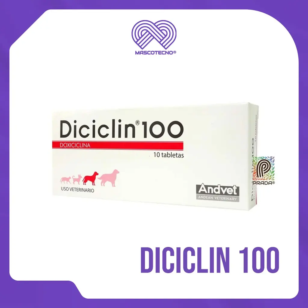 [7-0709-0443] DICICLIN 100 CAJA 10 TABL