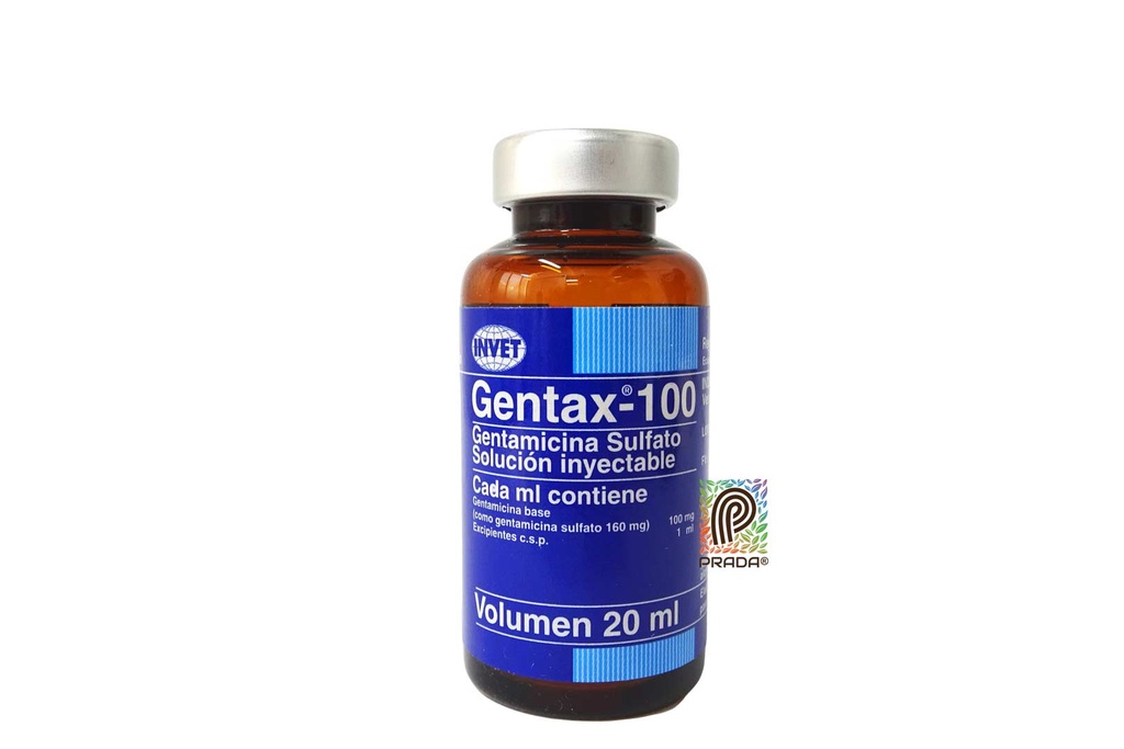 GENTAX 100 INY X 20 ML