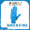 GUANTE DE NITRILO AZUL - TALLA L KENNEDY 
