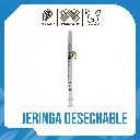 JERINGA DESECHABLE X 1 ML CON AGUJA 27G x ½" [03208]