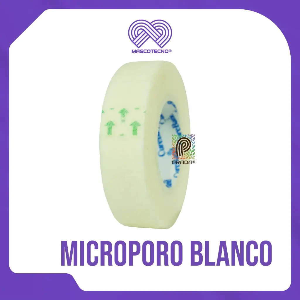 [7-0107-0727] MICROPORO BLANCO 1/2" X 10 YDAS