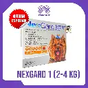 NEXGARD 1 (2-4 KG) (NARANJA)