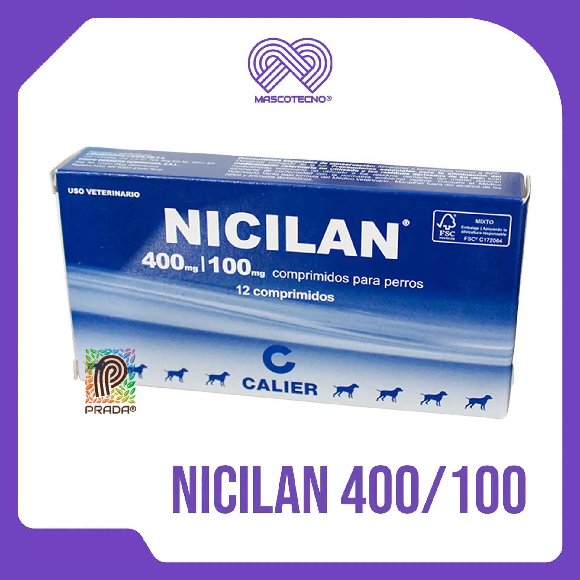 [7-0710-0752] NICILAN 400/100 TAB CAJA X 12 UND