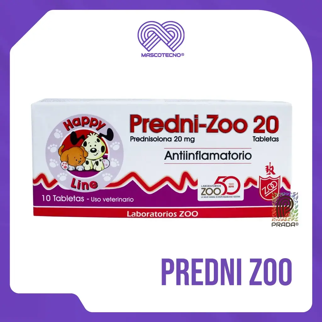 PREDNI ZOO 20MG TAB X 10 UND