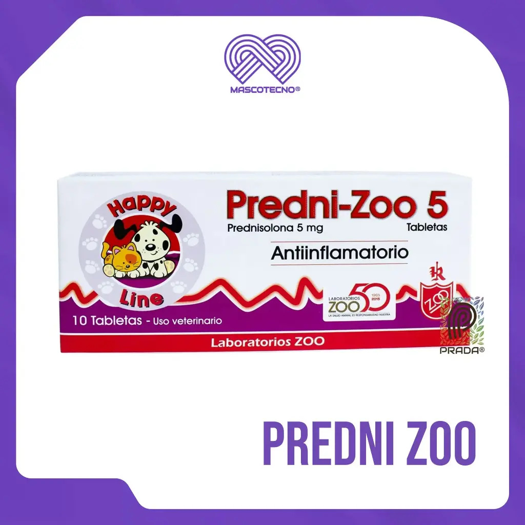 PREDNI ZOO 5MG TAB X 10 UND