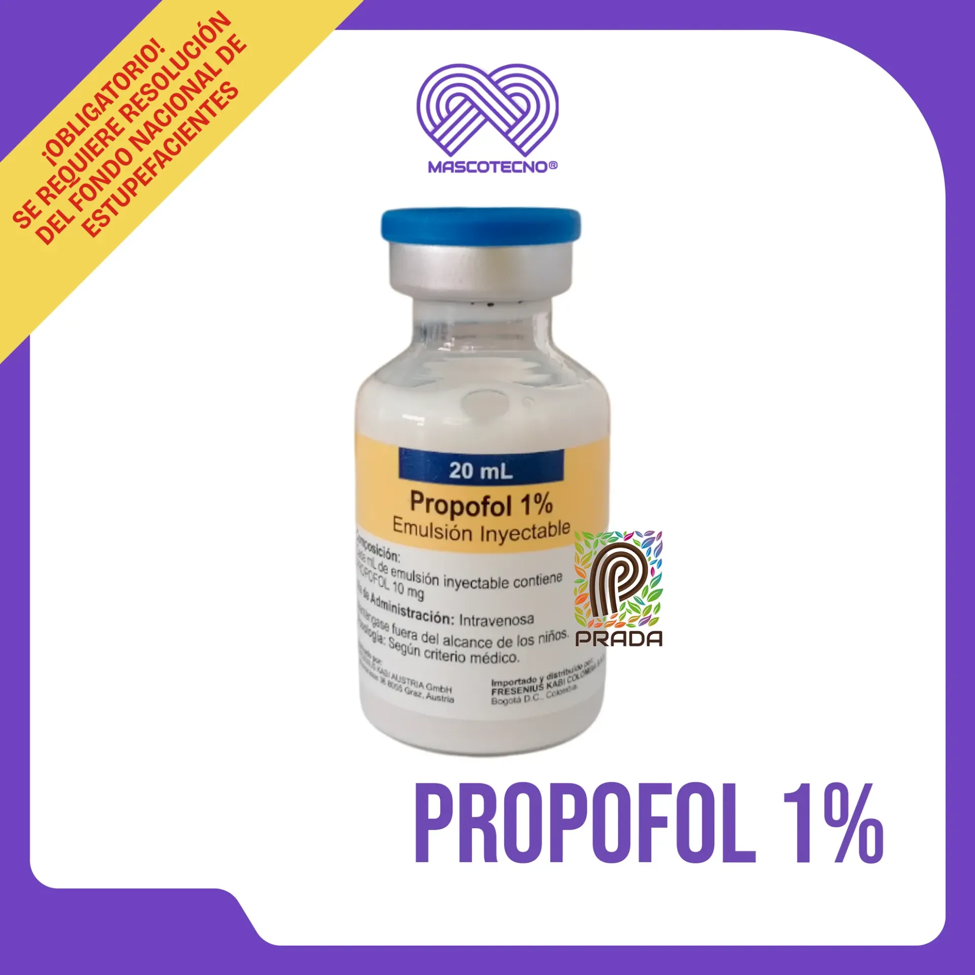 [7-0103-0860] PROPOFOL 200 MG X 20 ML
