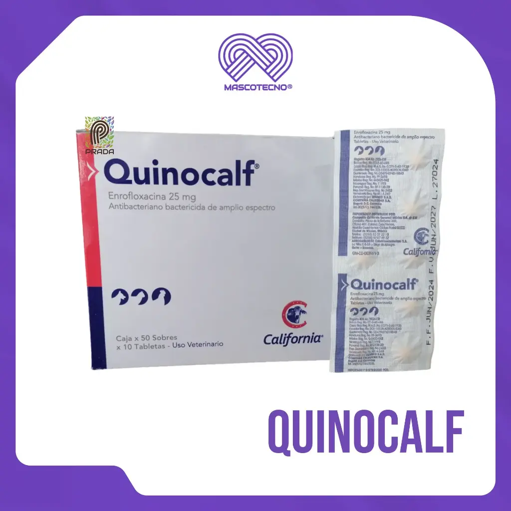 QUINOCALF 25MG TAB BLISTER X 10 UND