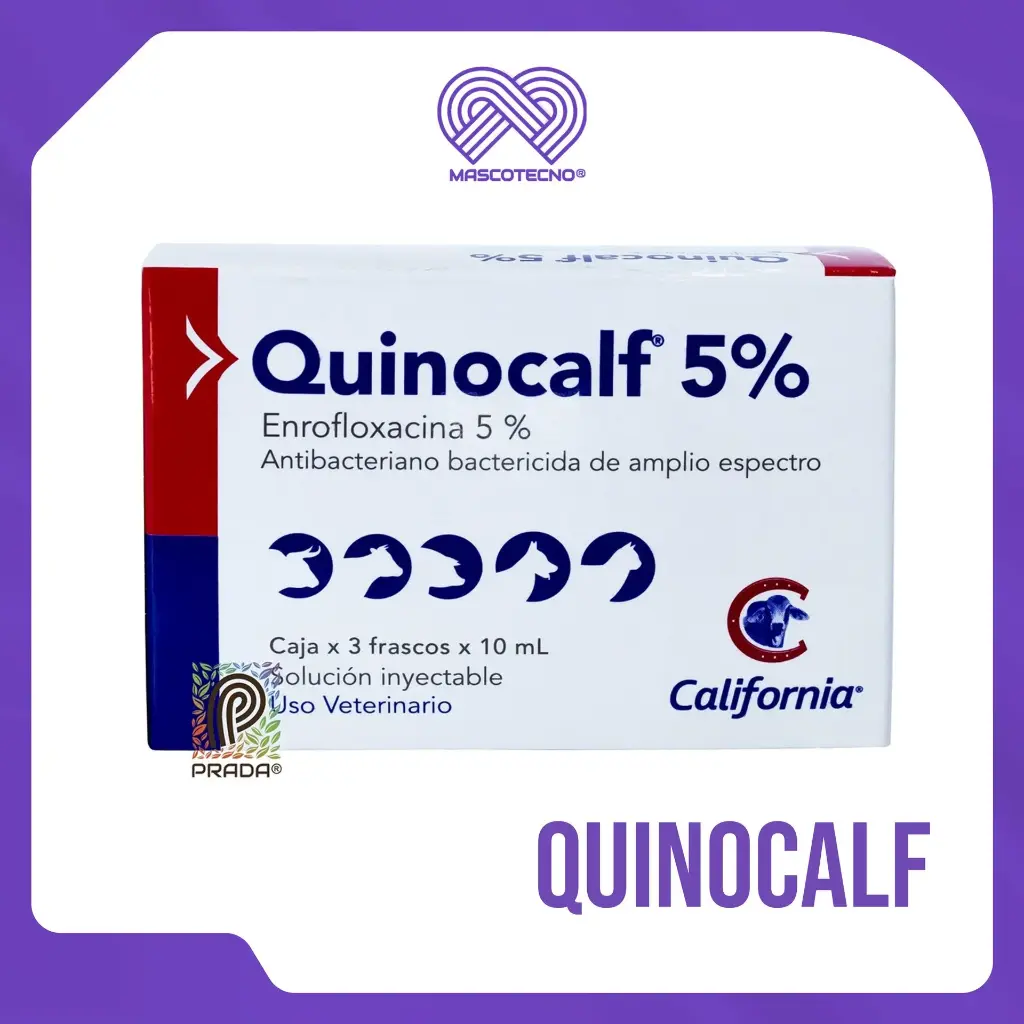 QUINOCALF 5.0% INY X 10 ML (3 FCO)