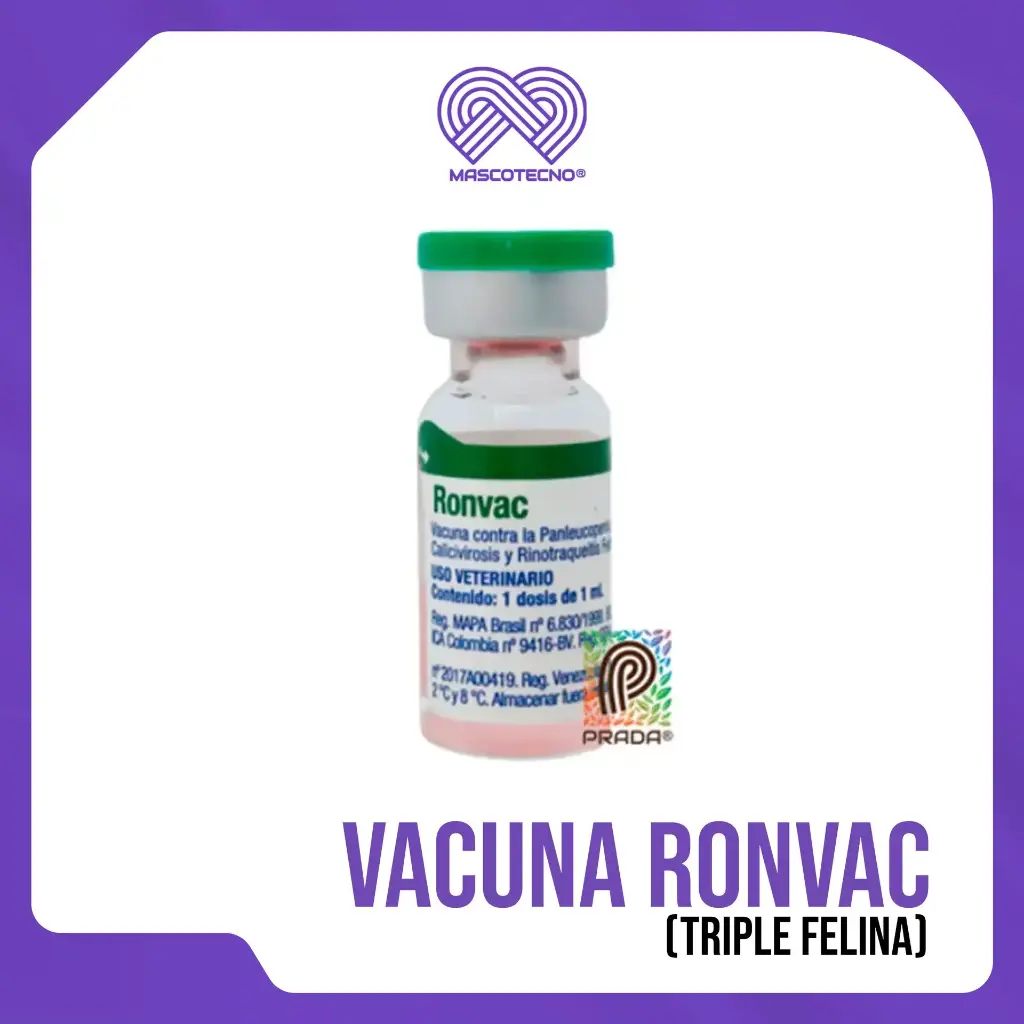 [1-0104-1053] VACUNA RONVAC (TRIPLE FELINA)