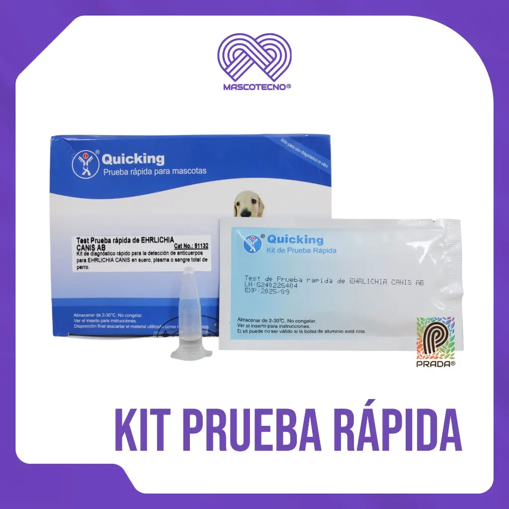 KIT PRUEBA RAPIDA EHRLICHIA  X UND