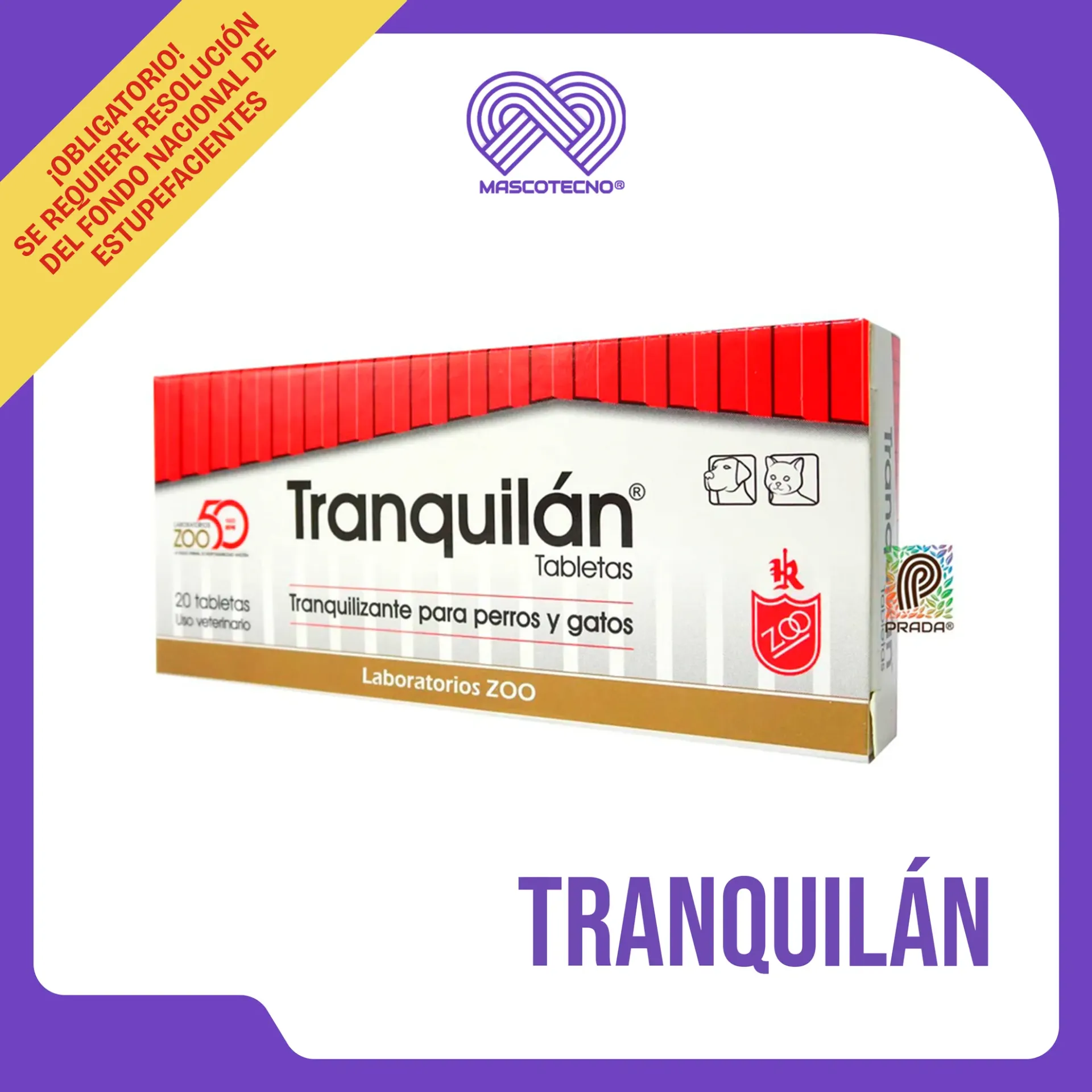 TRANQUILAN X 20 TABS