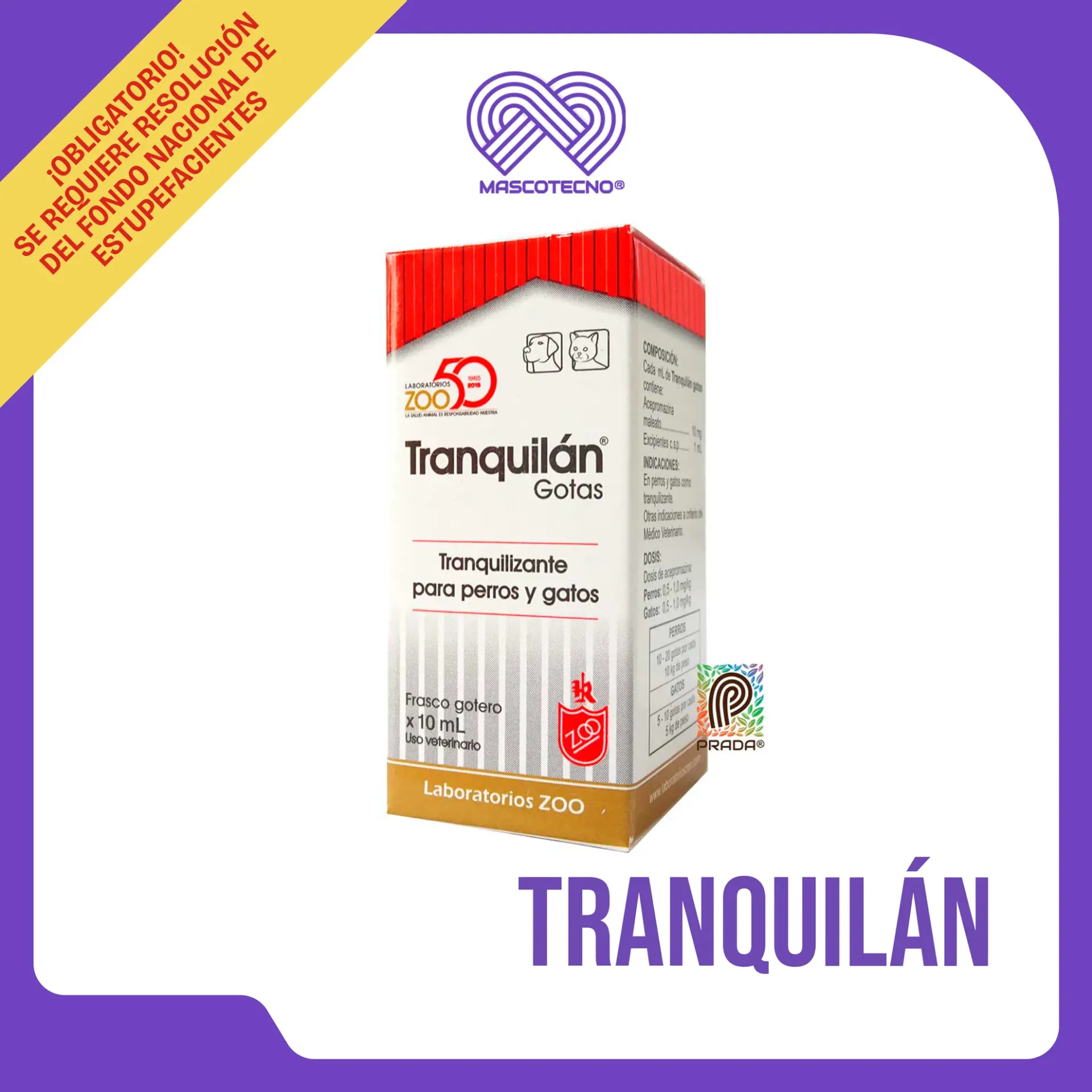 [7-0104-1010] TRANQUILAN GOTAS X 10 ML