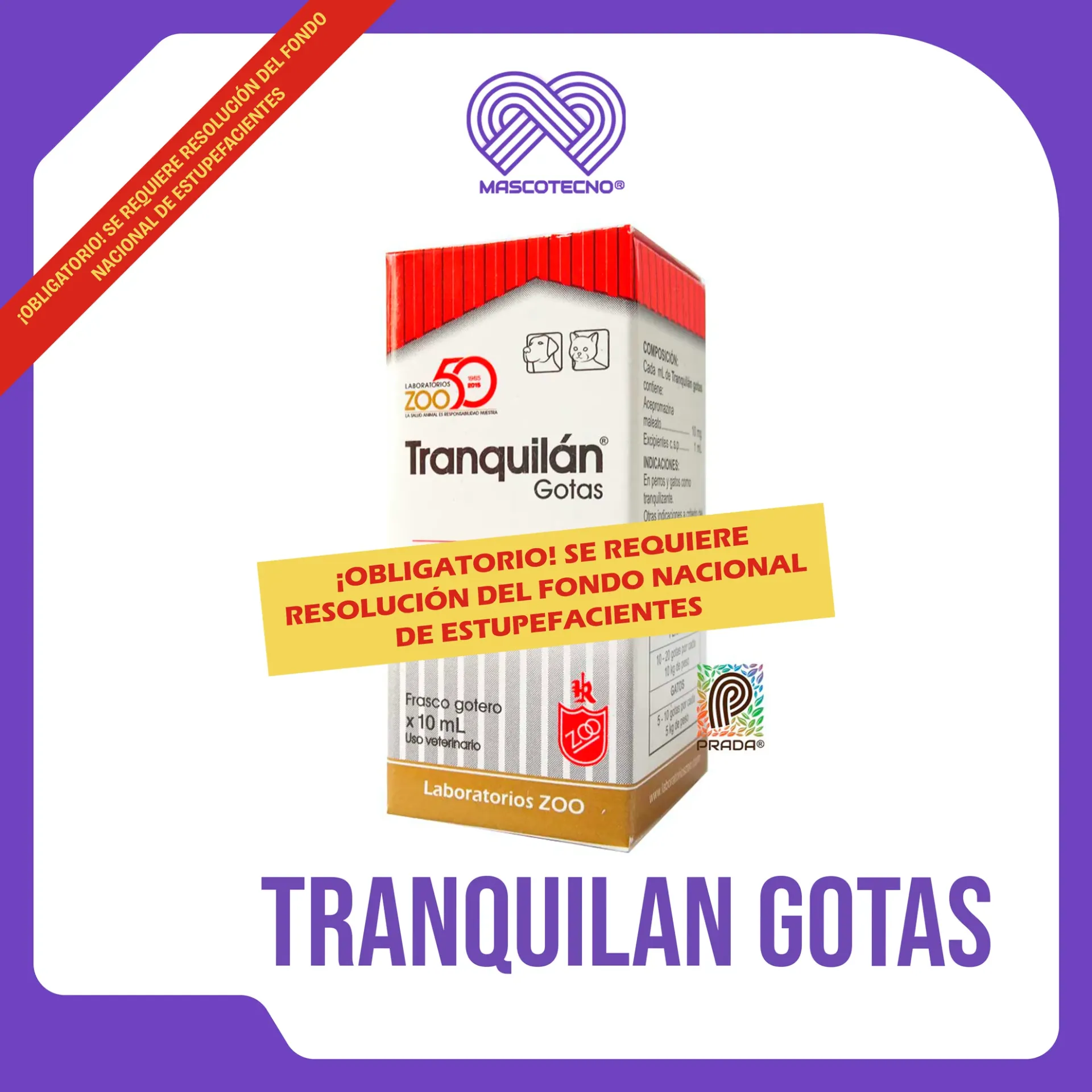 [7-0104-1010] TRANQUILAN GOTAS X 10 ML