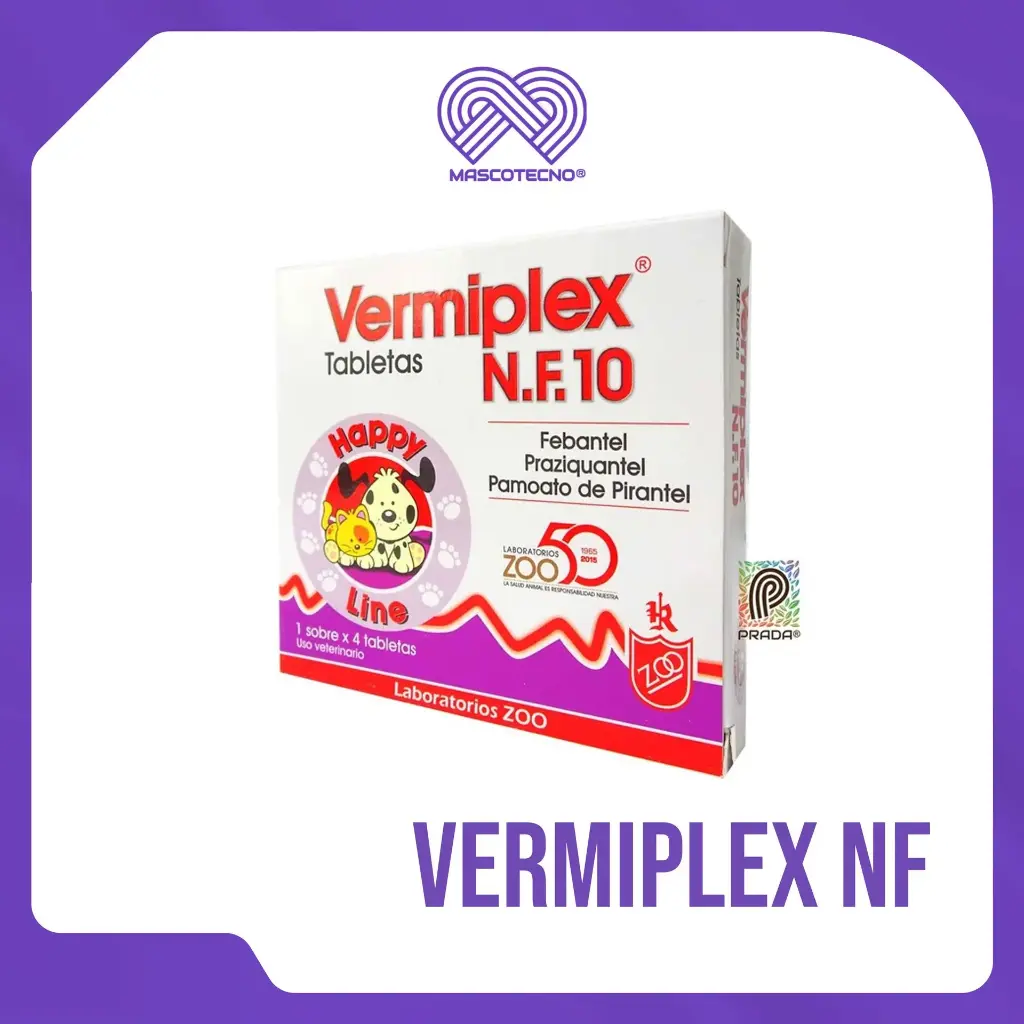 [7-0509-1076] VERMIPLEX NF 10 4 TAB