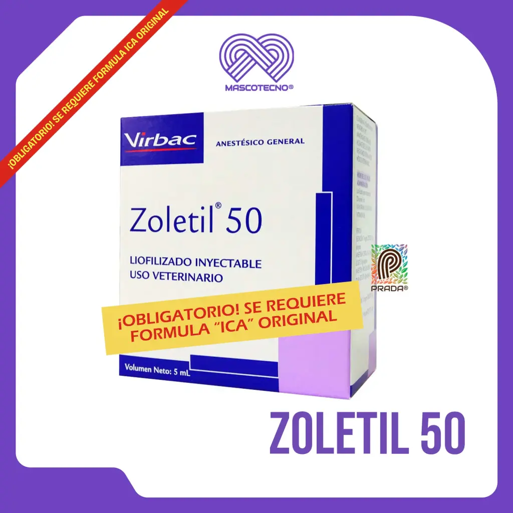 [7-0103-1102] ZOLETIL 50 X 5 ML