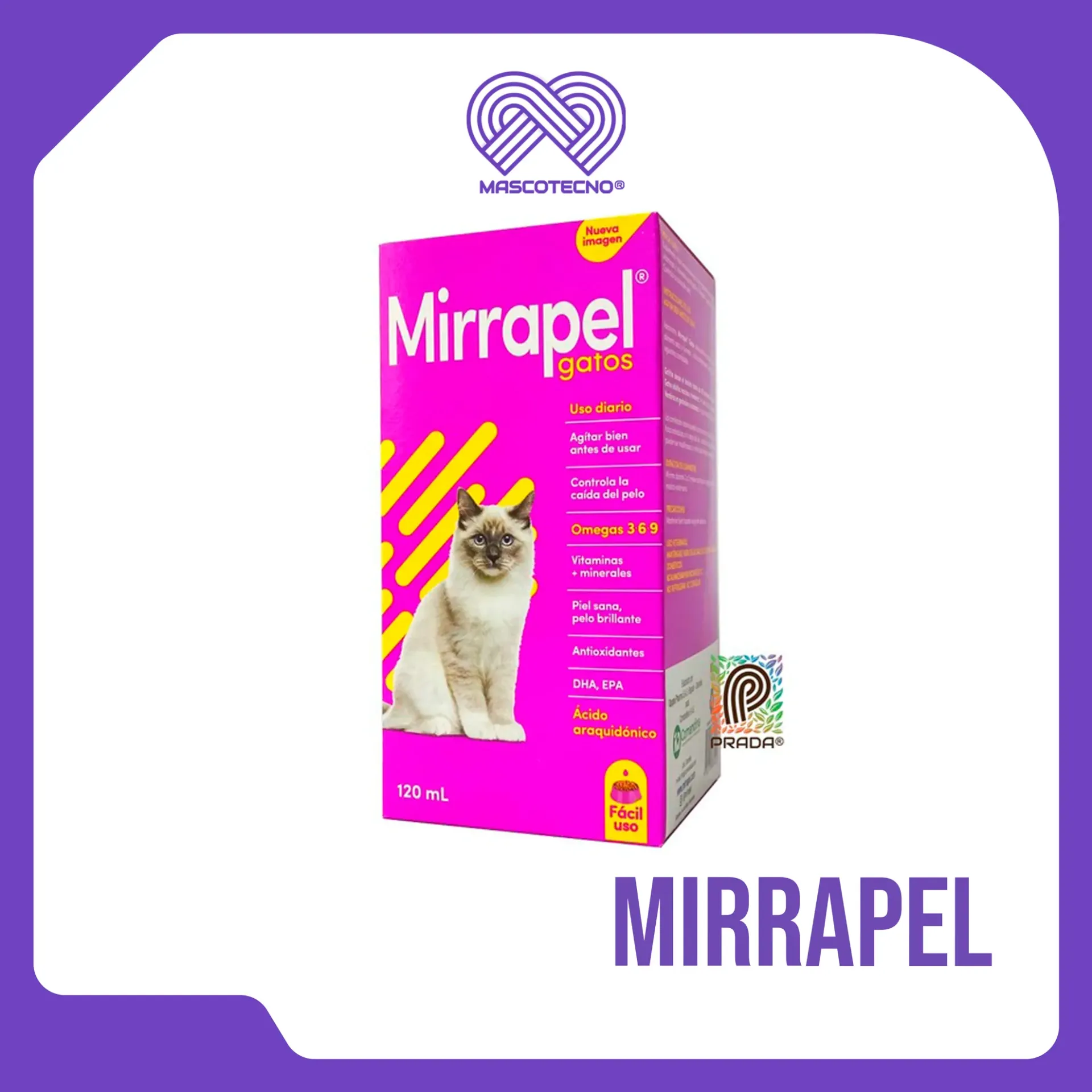 [7-0609-0732] MIRRAPEL GATOS  X 120 ML