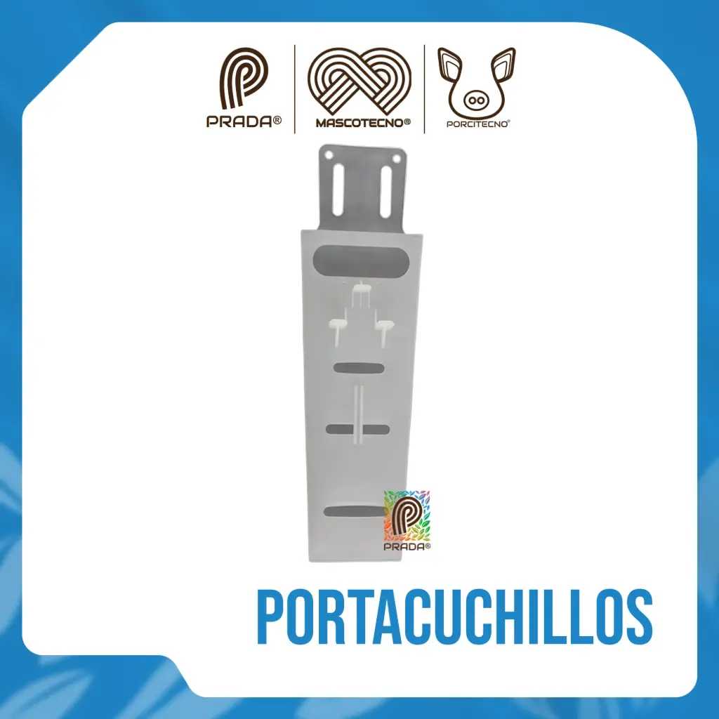 PORTA CUCHILLO PLASTICO TRANSPARENTE