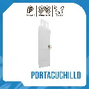 PORTA CUCHILLO PLASTICO BLANCO