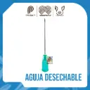 AGUJA DESECHABLE  21 GR X 1 ½"