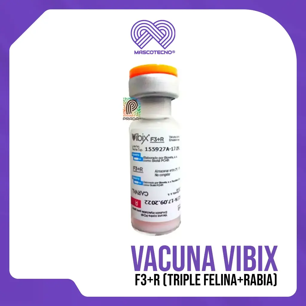 [1-0104-1059] VACUNA VIBIX F3+R (TRIPLE FELINA+RABIA)