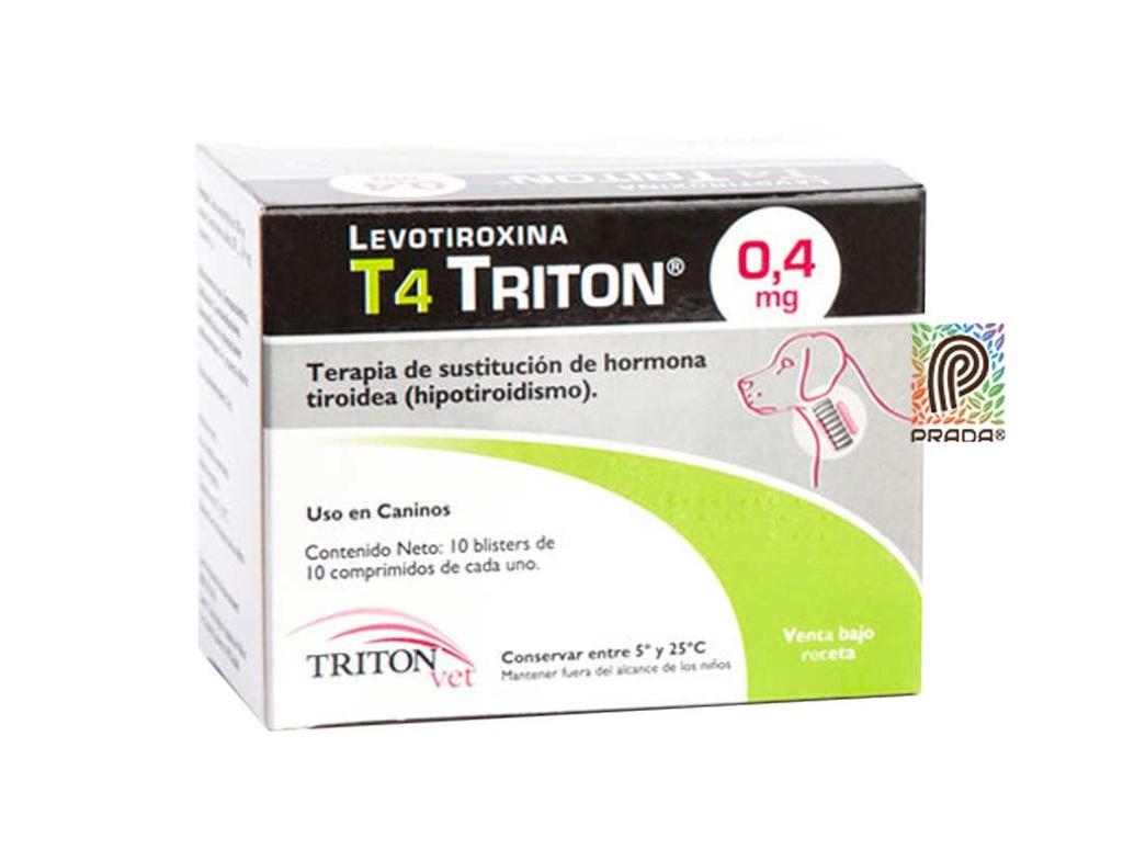 LEVOTIROXINA TRITON TAB 0.4 MG BLISTER X 10 UND