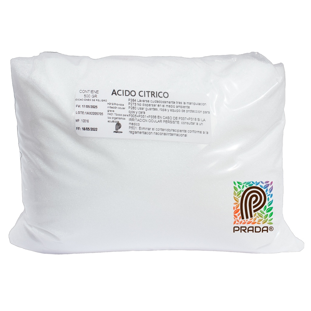 ACIDO CITRICO X 500 GR