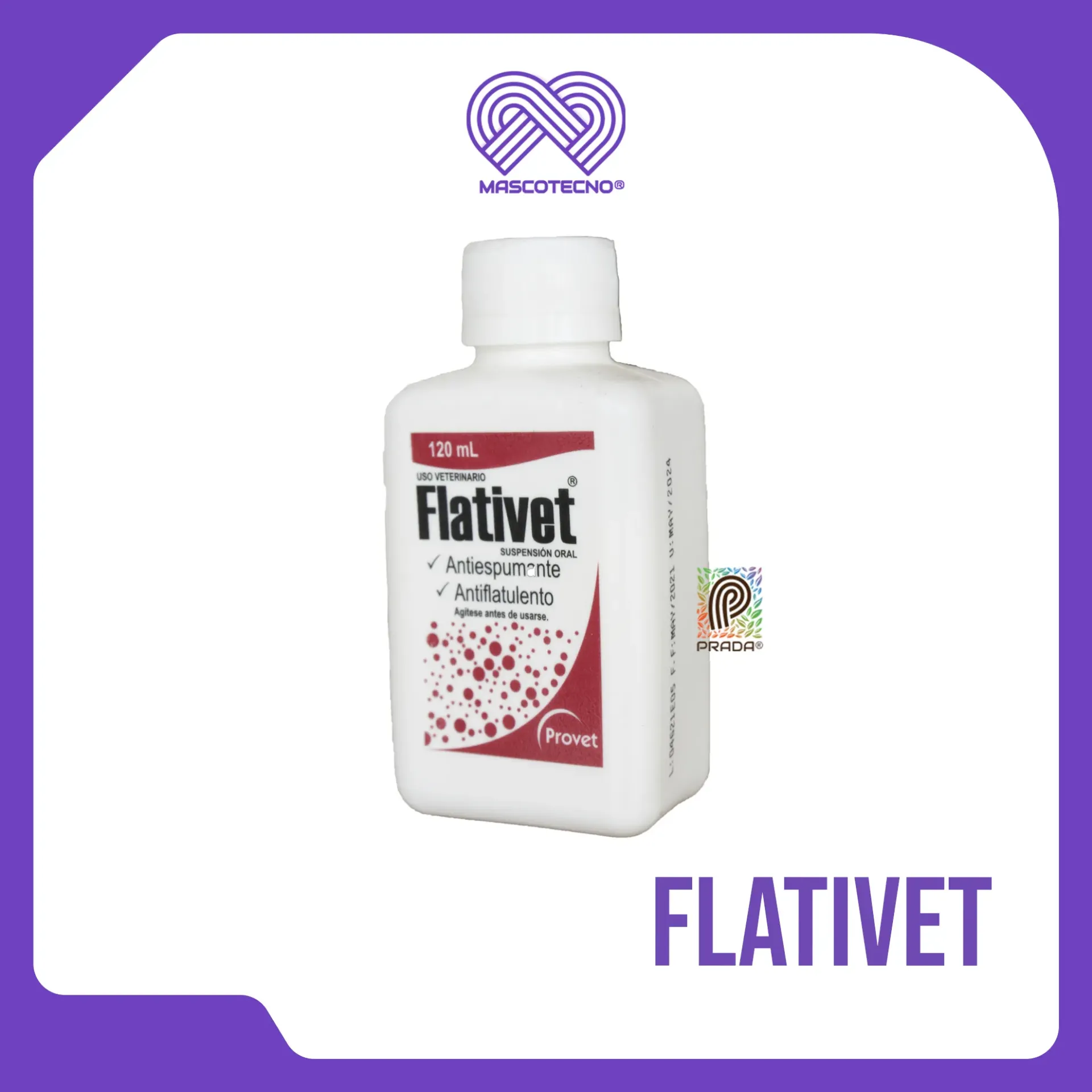 [7-0205-0539] FLATIVET X 120 ML