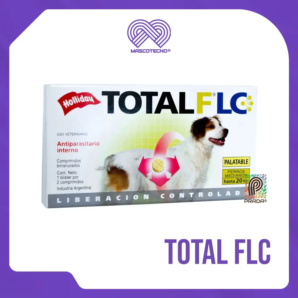 TOTAL FLC PERRO MEDIANO X 2 UND