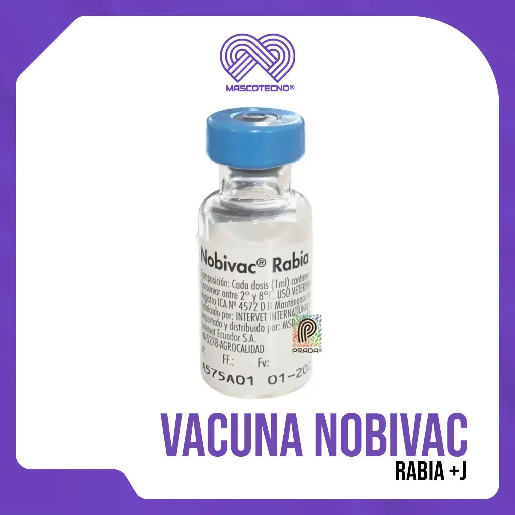 VACUNA NOBIVAC RABIA +J