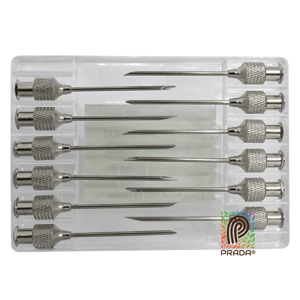 AGUJA METALIZADA  16G x 1 ½"  (CAJA X 12 UN)