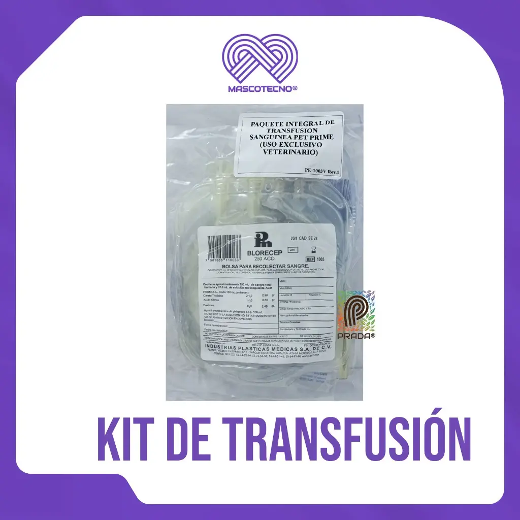 KIT DE TRANSFUSION SANGUINEA x 250