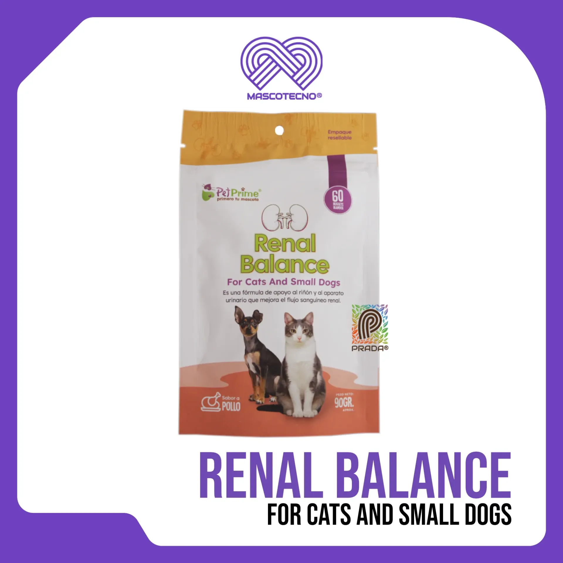 RENAL BALANCE FOR CATS AND SMALL DOGS X 60 NUGGETS