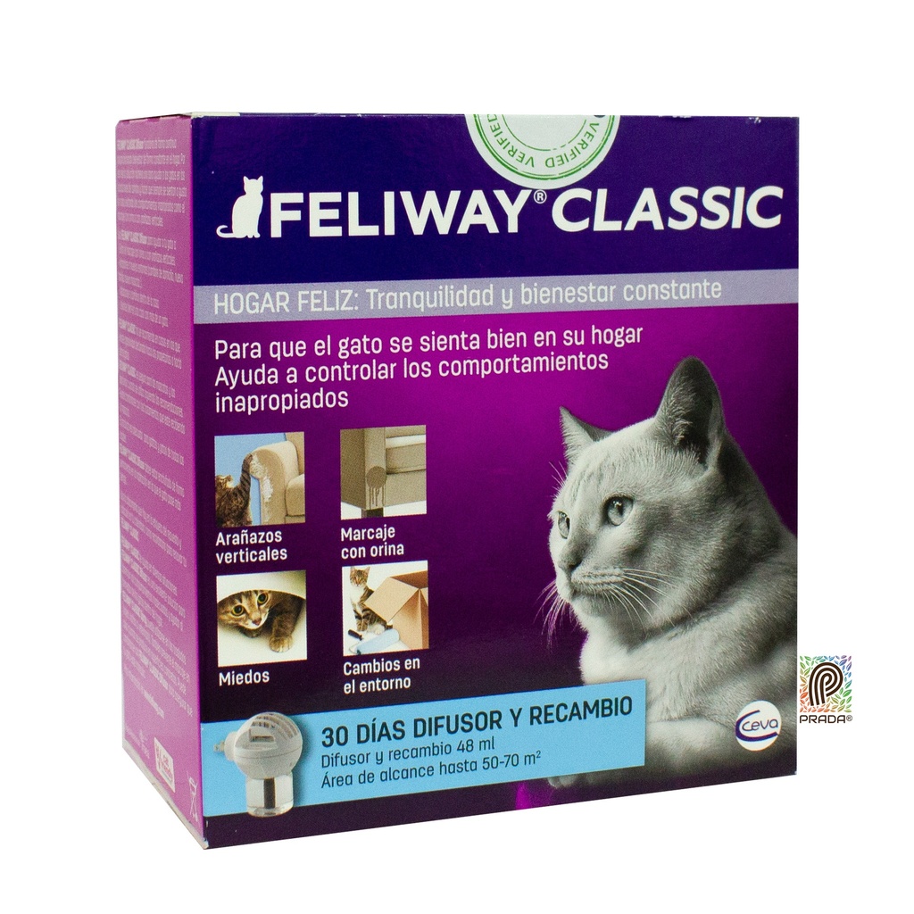 FELIWAY CLASSIC DIFUSOR + RECARGA 48 ML