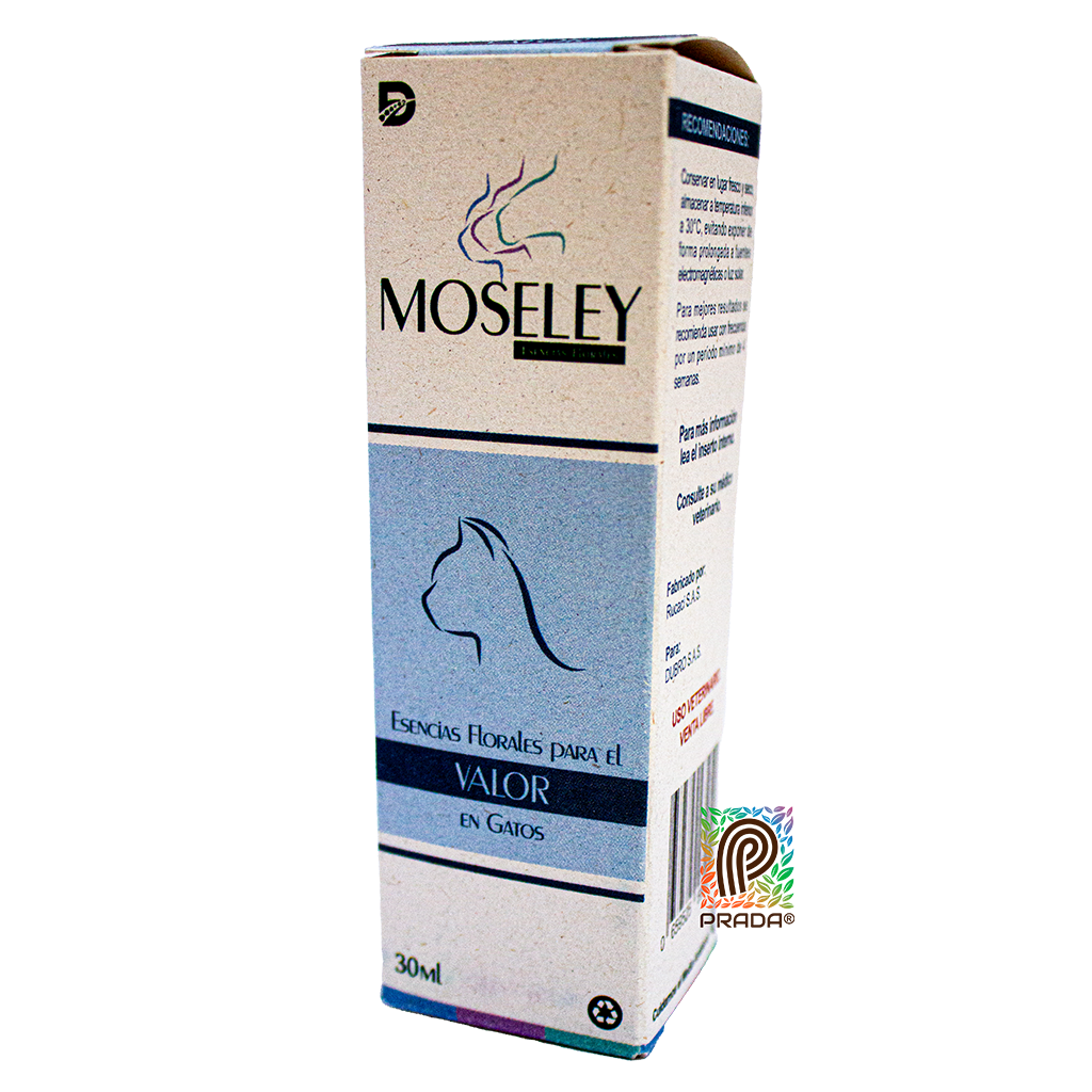 Esencia Floral MOSELEY VALOR FELINOS x 30 ML