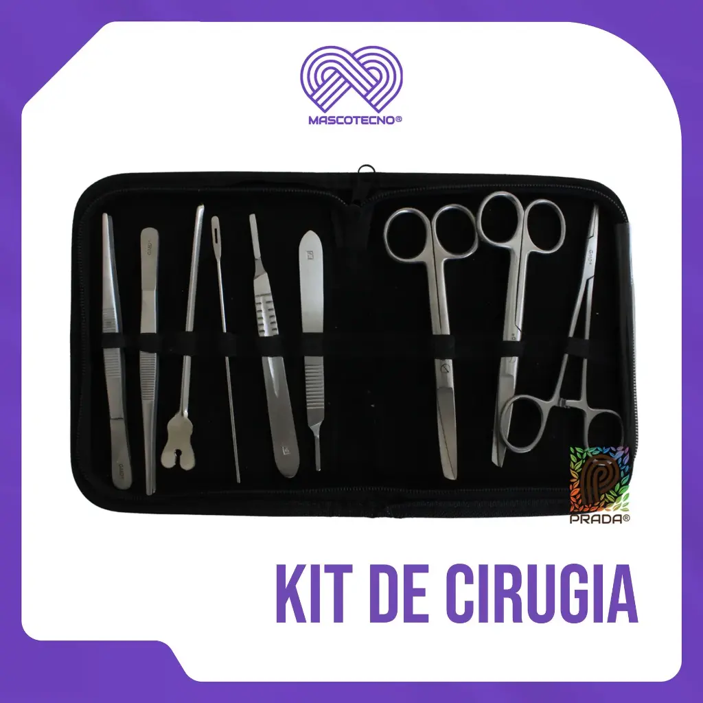 KIT DE CIRUGIA x 9 PIEZAS